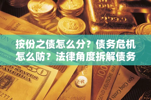 武汉按份之债怎么分？债务危机怎么防？法律角度拆解债务分配与风险自保指南