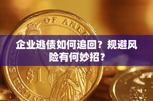 武汉企业逃债如何追回？规避风险有何妙招？