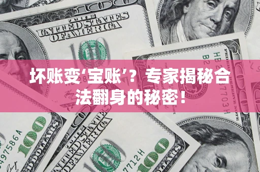武汉坏账变‘宝账’？专家揭秘合法翻身的秘密！