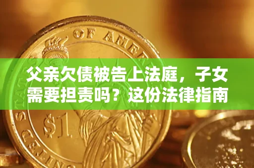 武汉父亲欠债被告上法庭，子女需要担责吗？这份法律指南必须看完