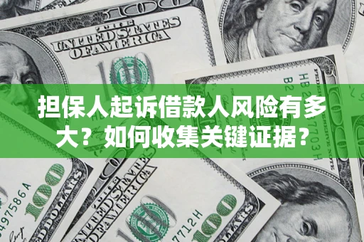 武汉担保人起诉借款人风险有多大？如何收集关键证据？