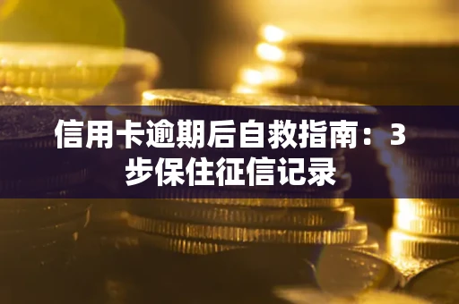 武汉信用卡逾期后自救指南：3步保住征信记录