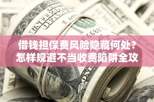 武汉借钱担保费风险隐藏何处？怎样规避不当收费陷阱全攻略！