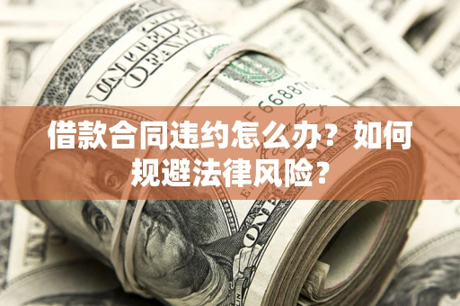 武汉借款合同违约怎么办？如何规避法律风险？