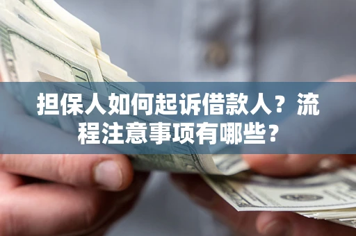 武汉担保人如何起诉借款人？流程注意事项有哪些？
